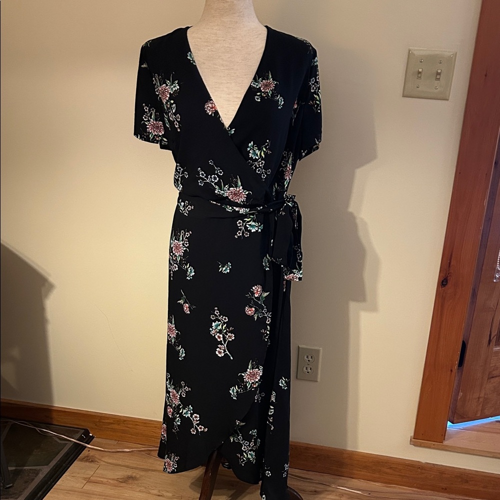 NWOT Faux Wrap Maxi Dress Floral Wrap Dress Fairy Whimsy Romantic